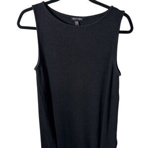 Eileen Fisher Ribbed Knit Tank Top – Black (Size XXS)
